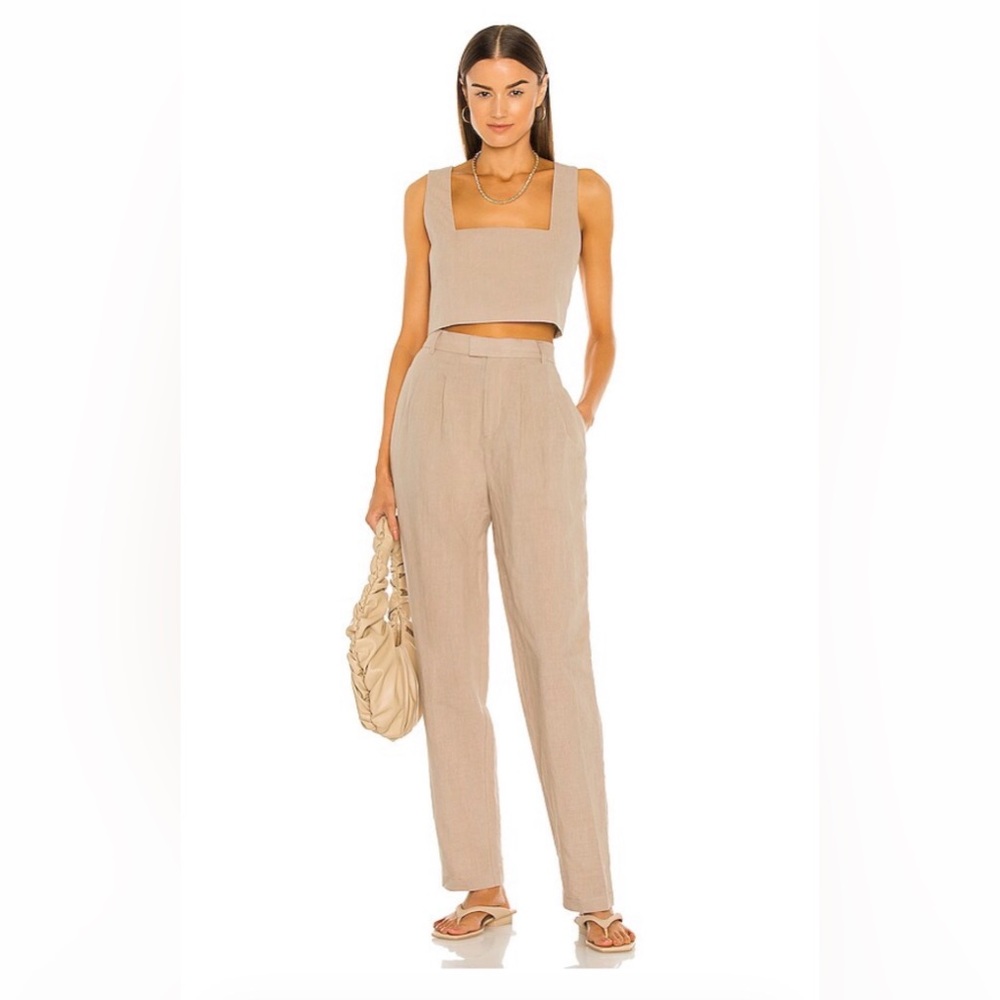 Elegant Tan Women's Pants